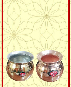 Godavari Gundu Copper Apple Pot